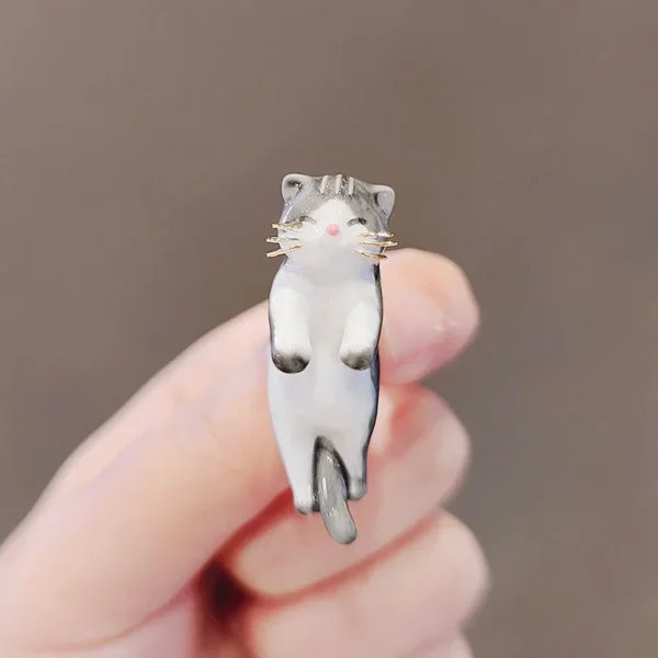 Cute Cat Animal Brooches - Image 2