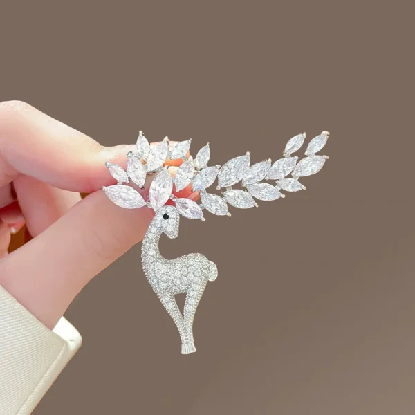 Sika Deer Brooch Pin
