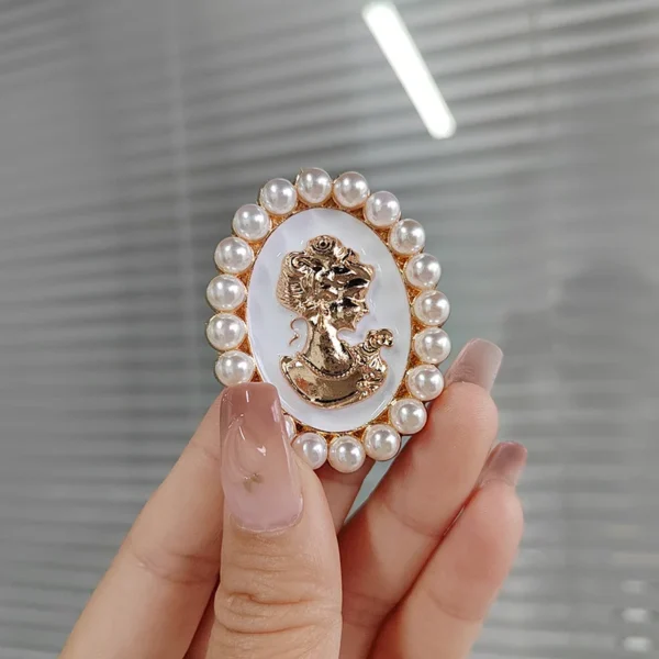 Crystal Snowflake Lapel Brooch Pins - Image 12